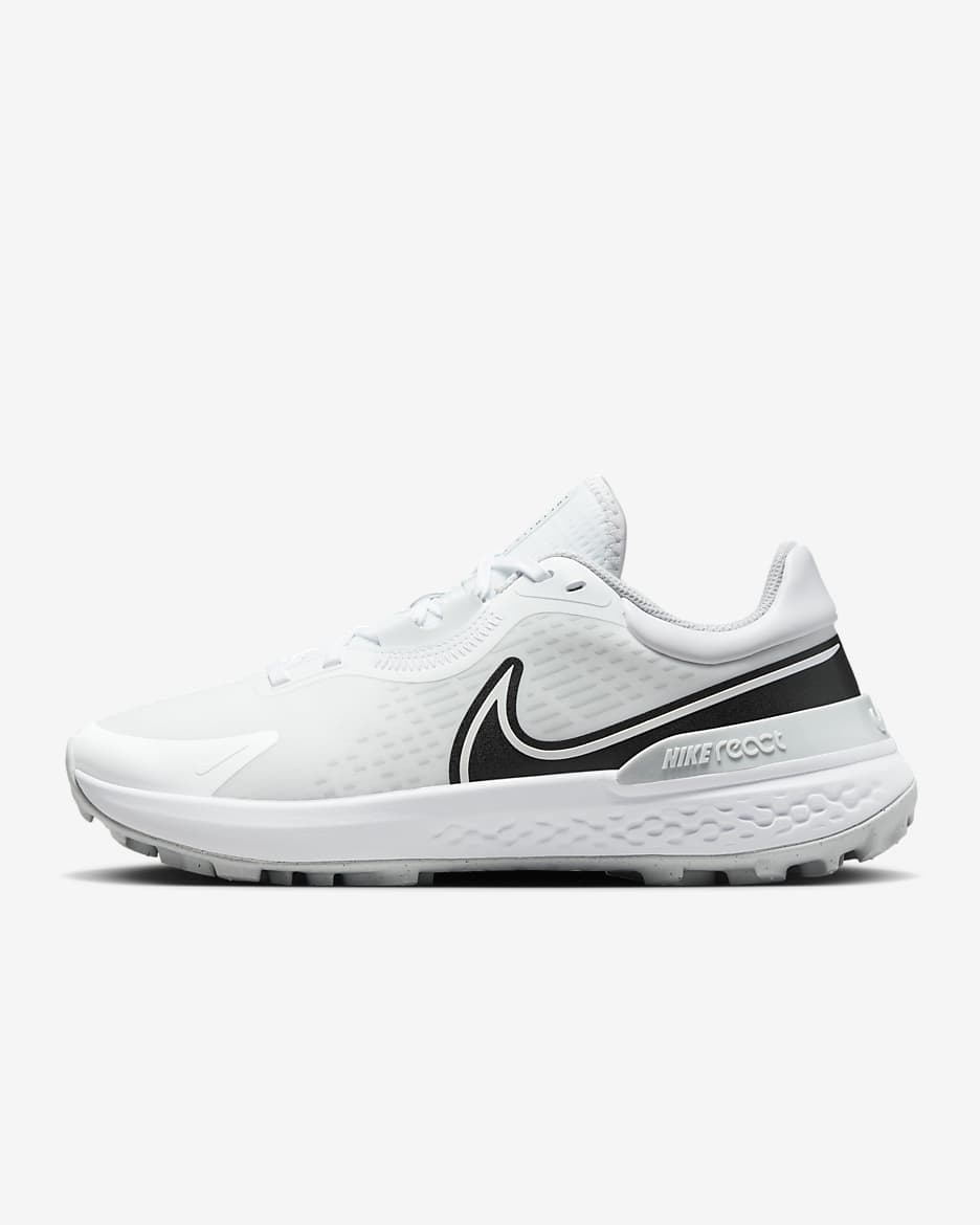 Tenis de golf para hombre Nike Infinity Pro 2 - Blanco/Platino puro/Gris lobo/Negro