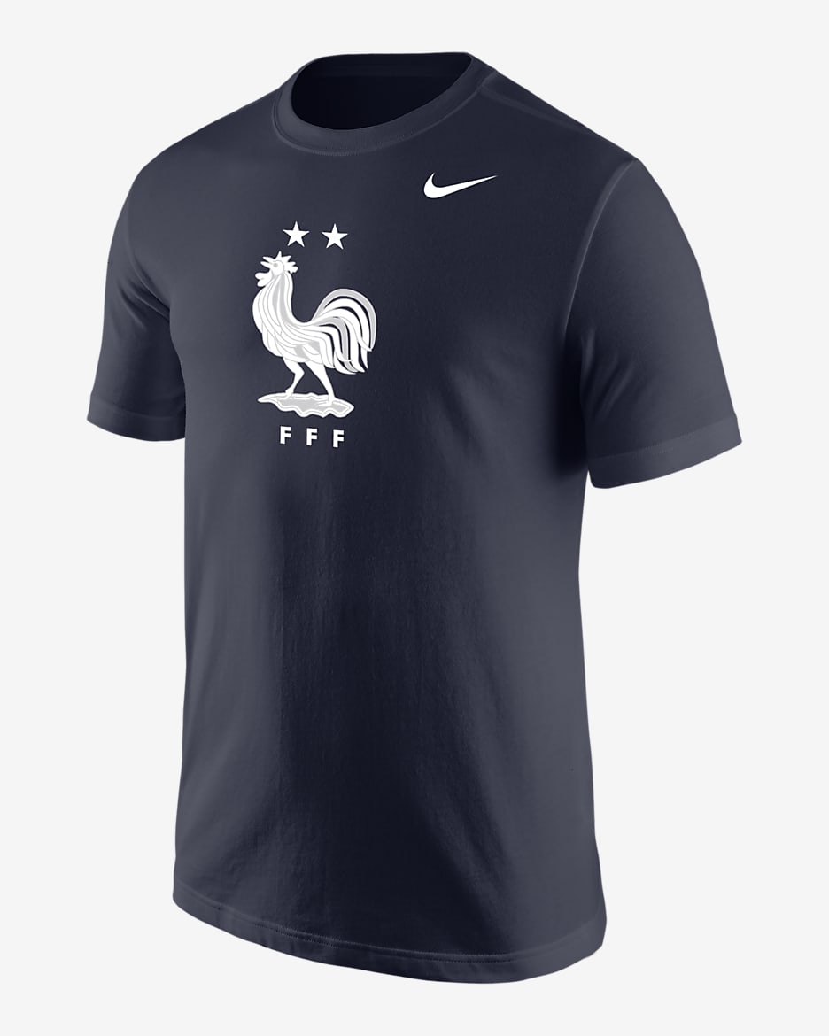 Playera Nike Core para hombre FFF - Azul marino