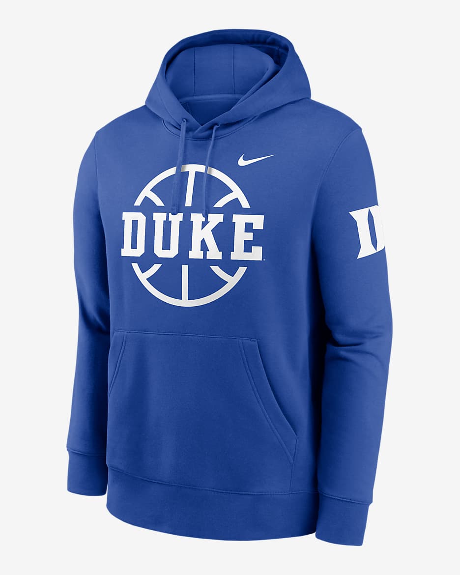 Duke Blue Devils Club Basketball Icon Men's Nike College Pullover Hoodie - Game Royal