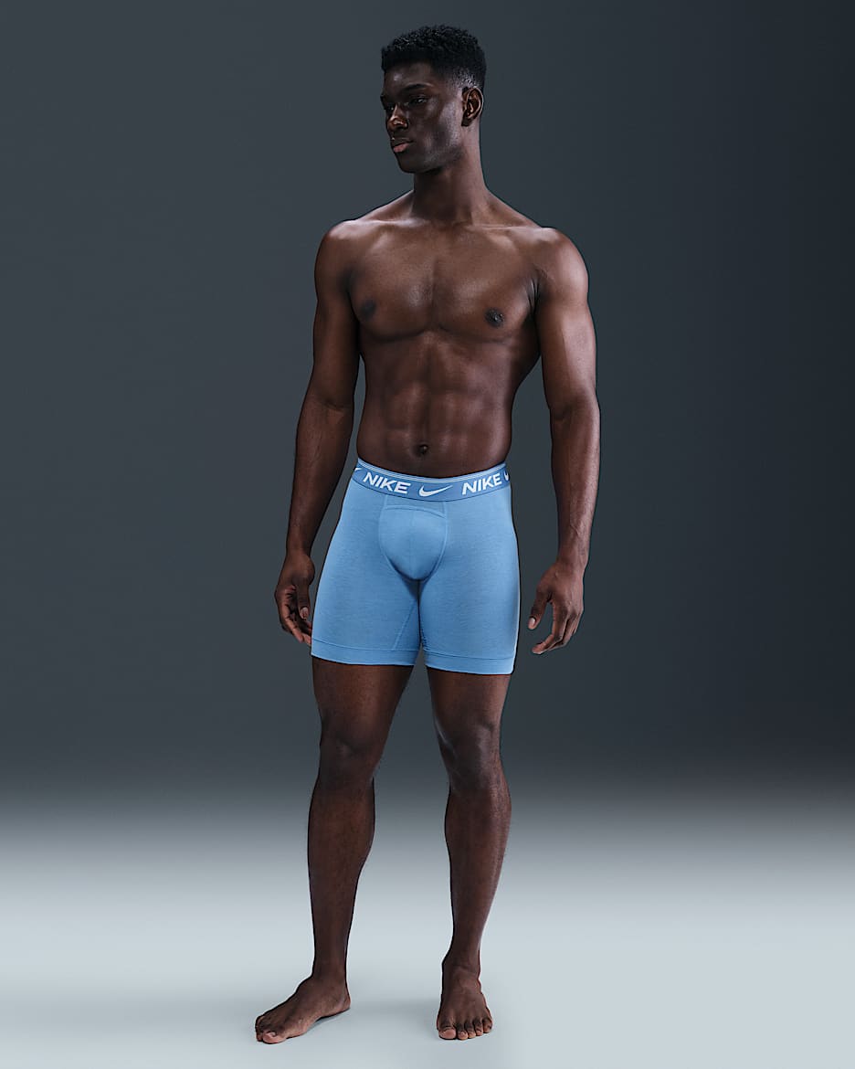 Ropa interior larga Dri-FIT para hombre (paquete de 3) Nike Ultra Comfort - Aciano