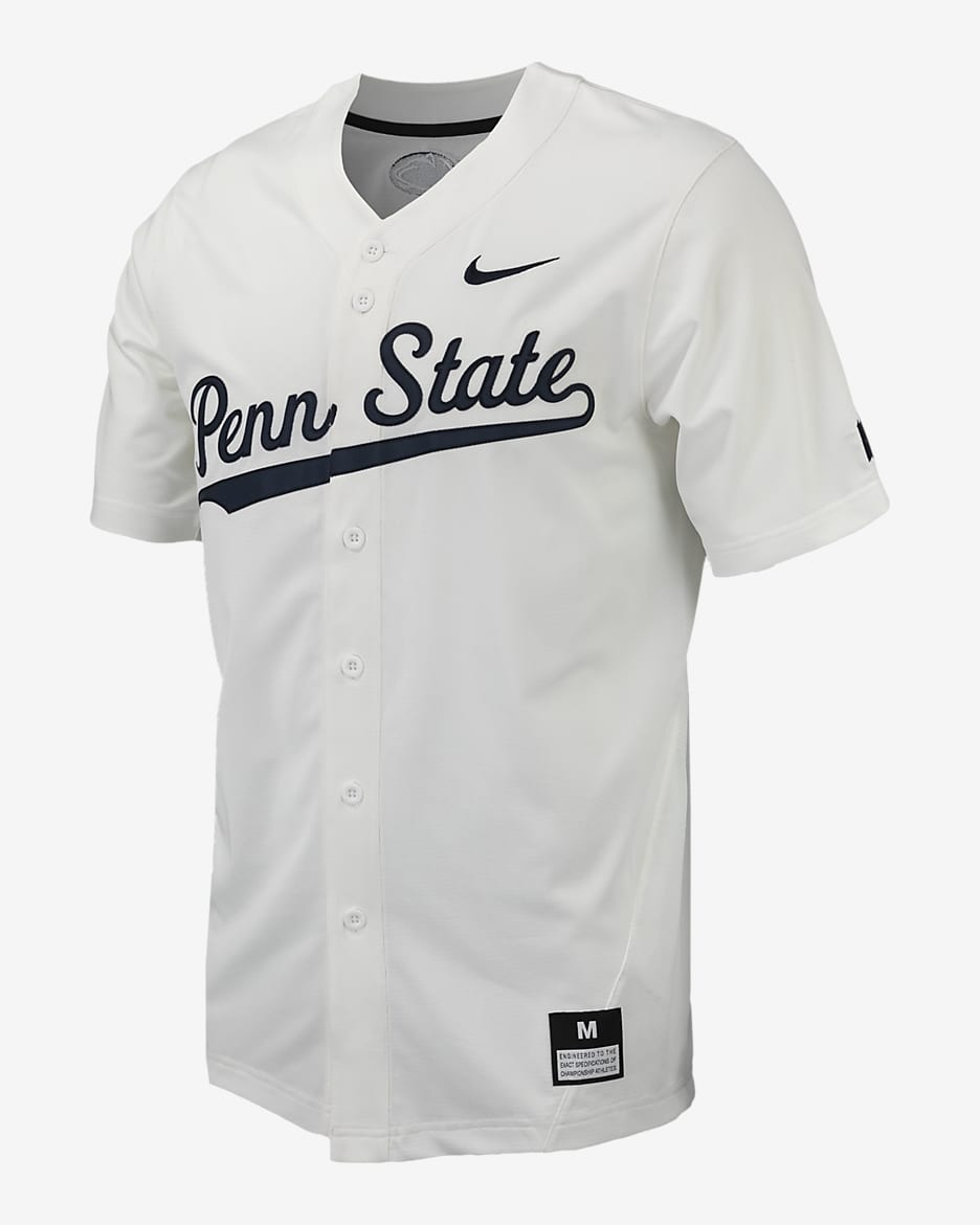 Penn State Men's Nike College Replica Baseball Jersey - White