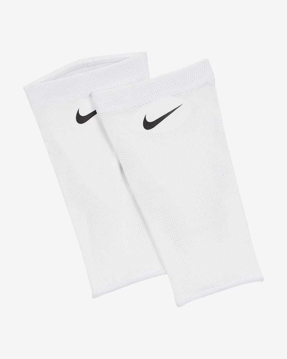 Nike Guard Lock Elite Football Sleeves - White/Black/Black