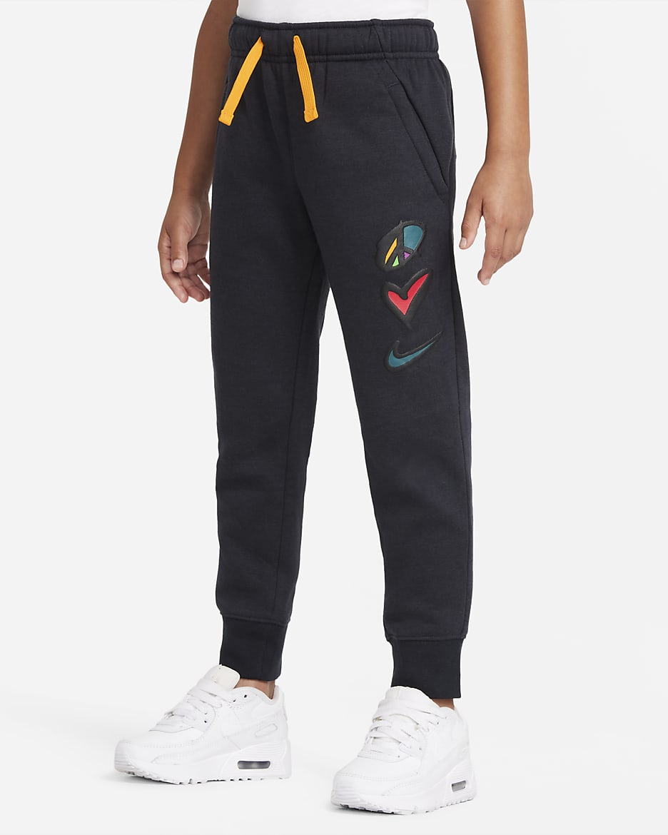 Nike Sportswear Club Fleece Little Kids' Pants - Off Noir