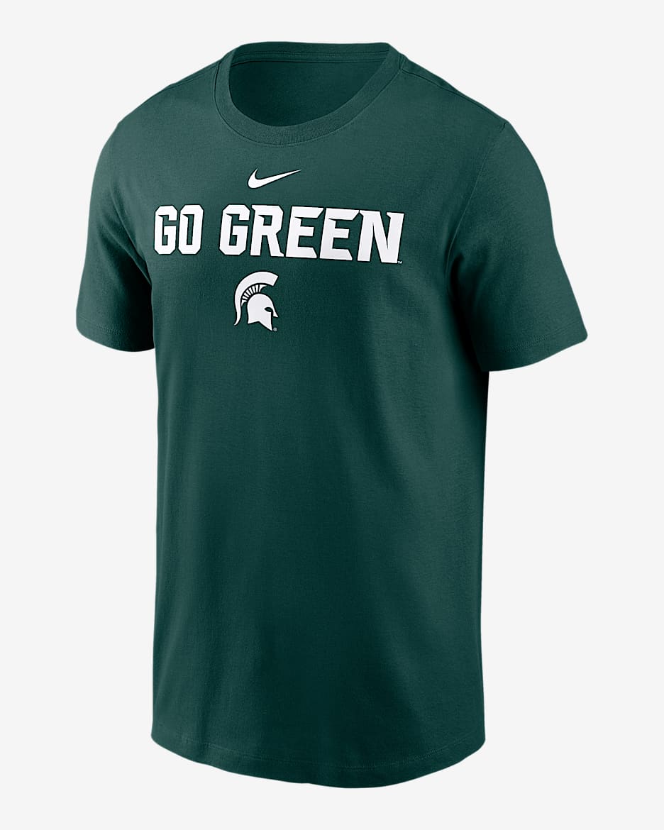 Michigan State Sideline Mantra Men's Nike Dri-FIT College T-Shirt - Green