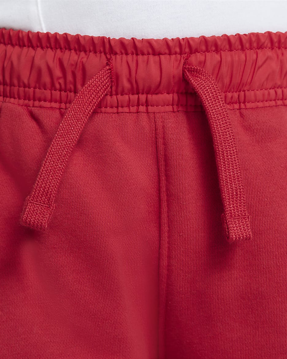 Nike Sportswear Club Fleece Big Kids' (Boys') Winterized Pants - Gym Red/White