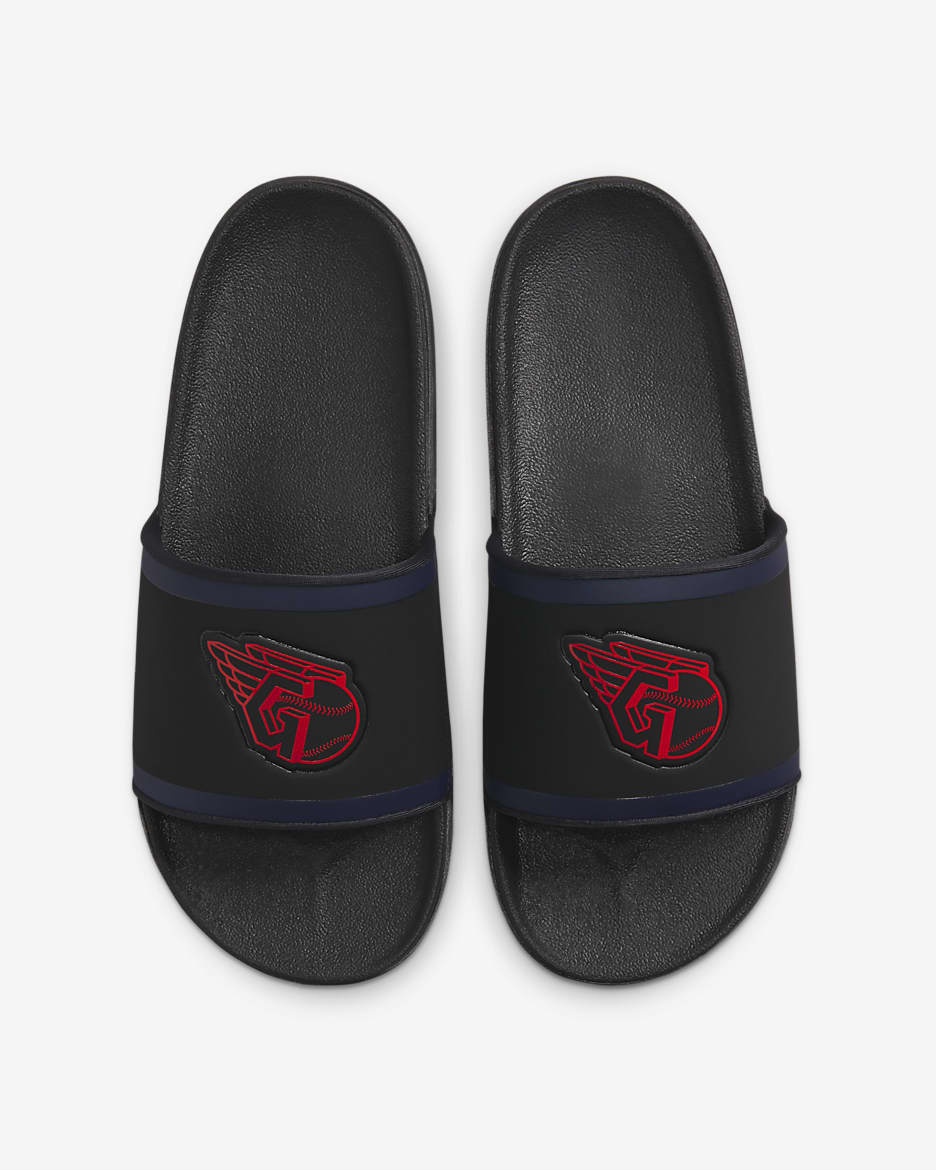 Nike Offcourt (MLB Cleveland) Slide - Black/College Navy/Sport Red