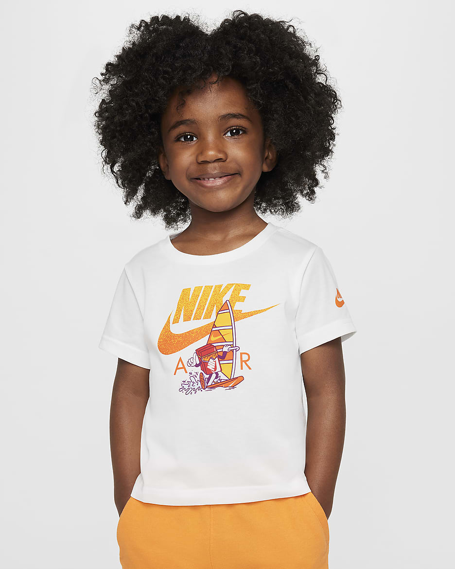 Playera cuadrada Windsurfing infantil Nike Air - Blanco