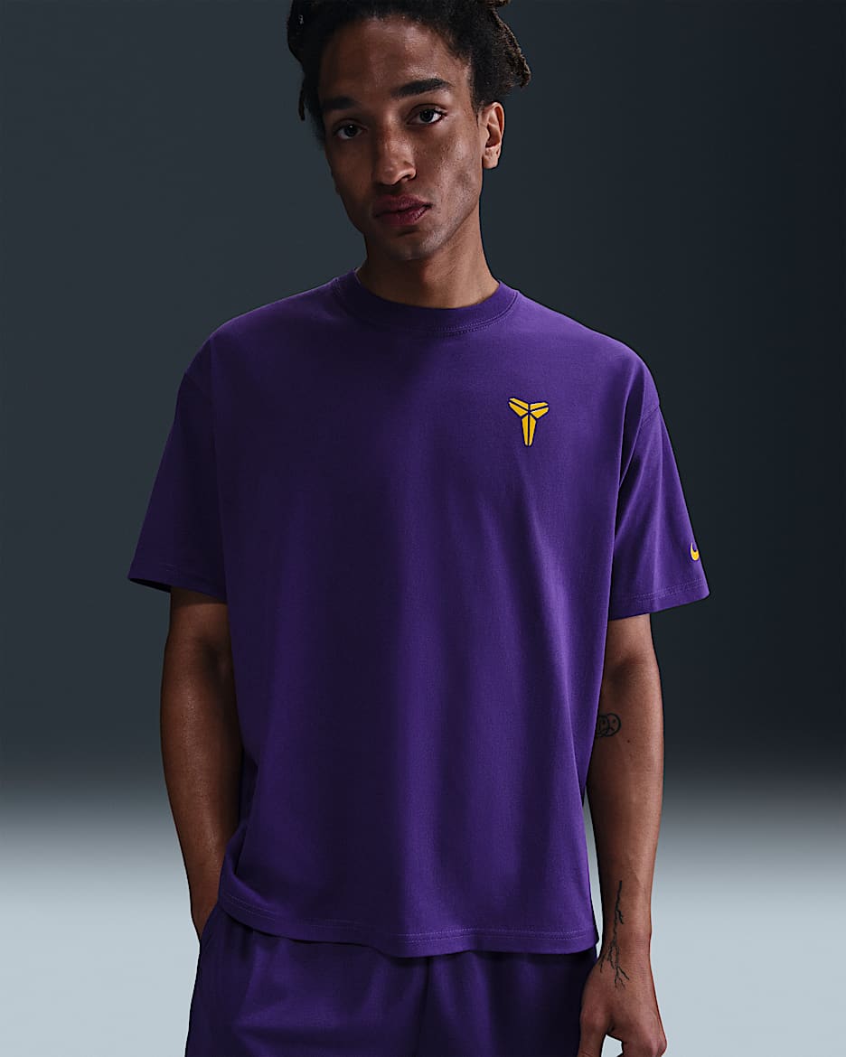 Kobe Men's Basketball T-shirt - Field Purple/Amarillo