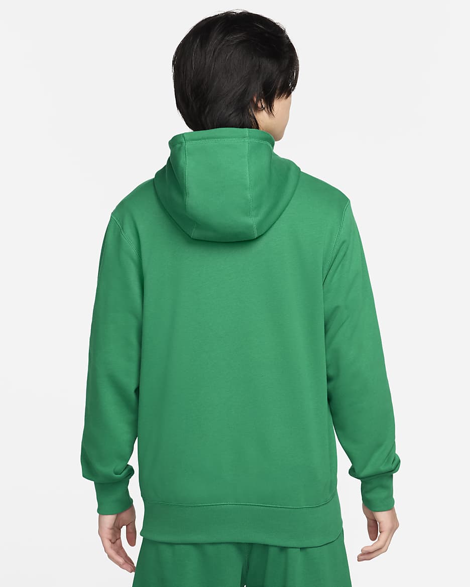 Nike Club Fleece Men's French Terry Pullover Hoodie - Malachite