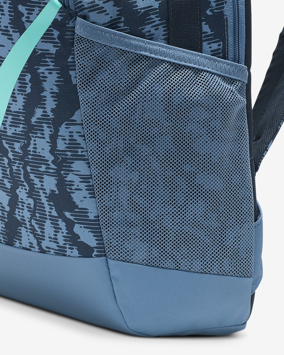 Nike Brasilia Kinder-Rucksack (18 l) - Armory Navy/Aegean Storm/Green Frost