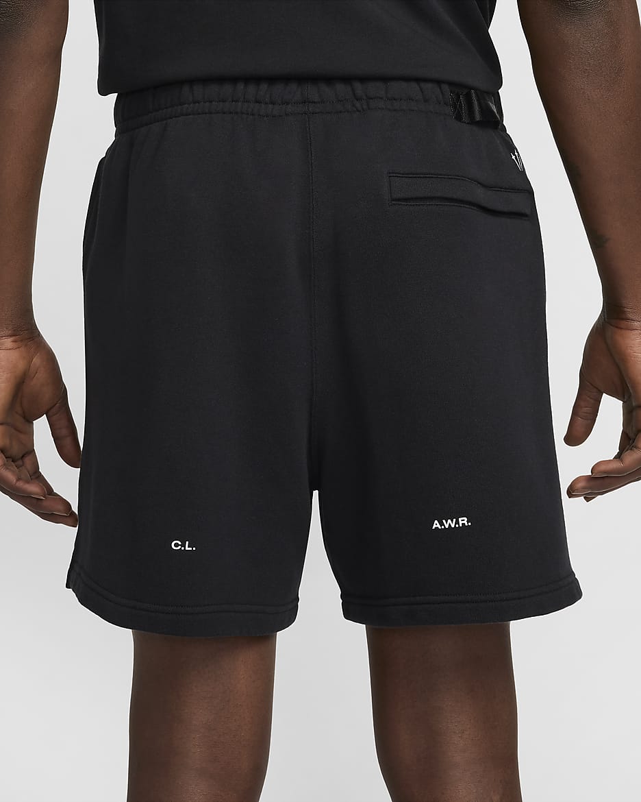 Shorts Cardinal in fleece NOCTA - Nero/Bianco