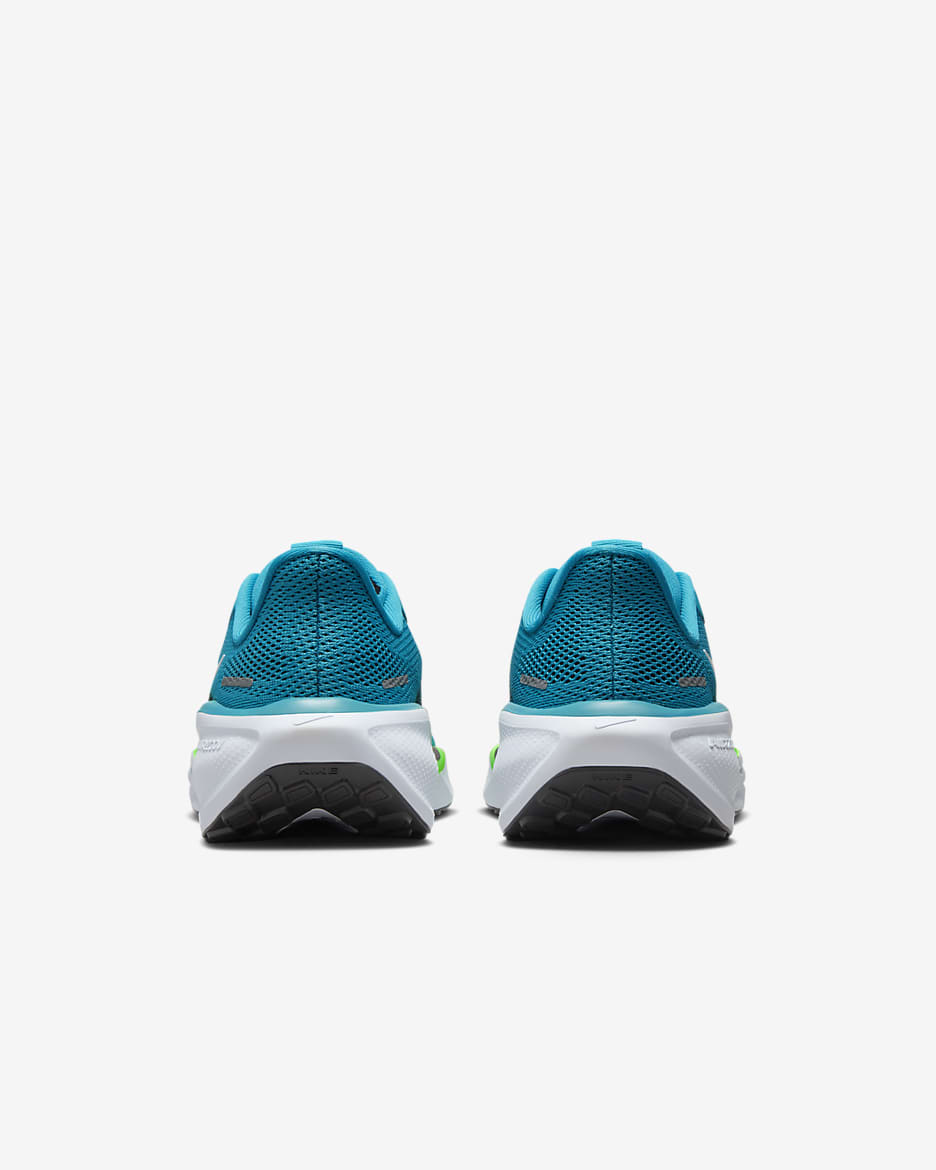 Nike Pegasus 41 løpesko for vei til store barn - Aquamarine/Svart/Green Strike/Football Grey