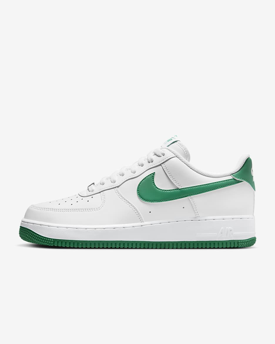 Calzado para hombre Nike Air Force 1 '07 - Blanco/Blanco/Malaquita