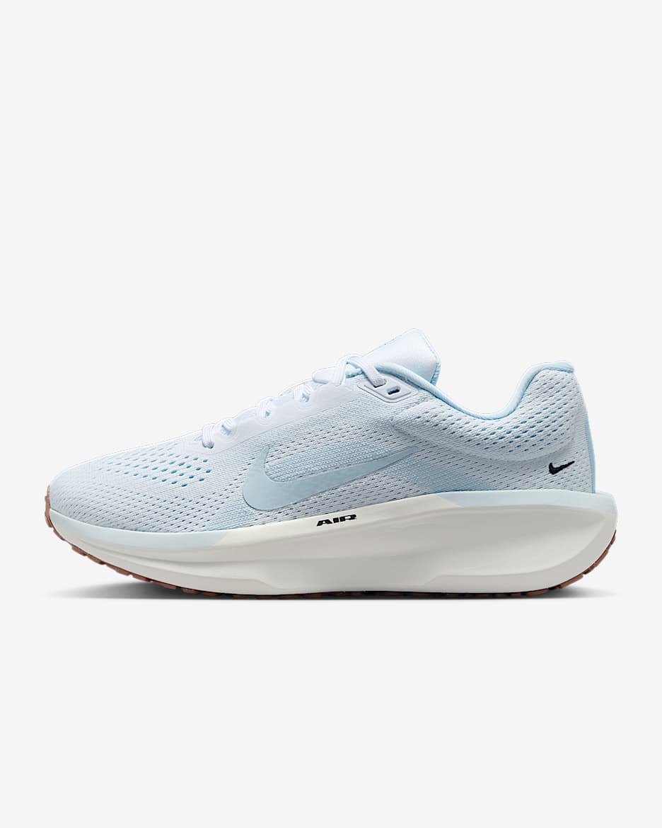 รองเท้าวิ่งโร้ดรันนิ่งผู้หญิง Nike Winflo 11 - ขาว/Blue Tint/Sail/ดำ