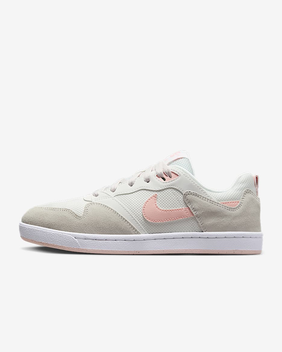 Nike SB Alleyoop Women's Skate Shoe - Summit White/Summit White/White/Washed Coral