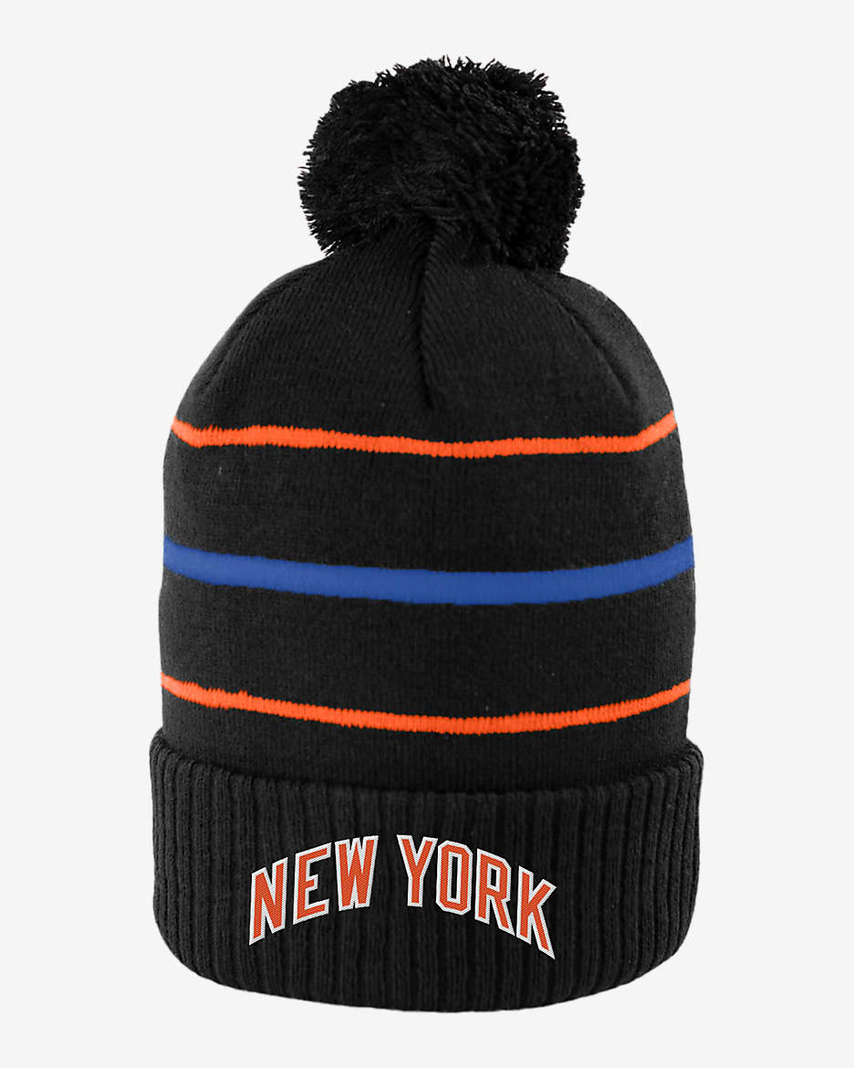 Gorro de la NBA New York Knicks Nike - Negro