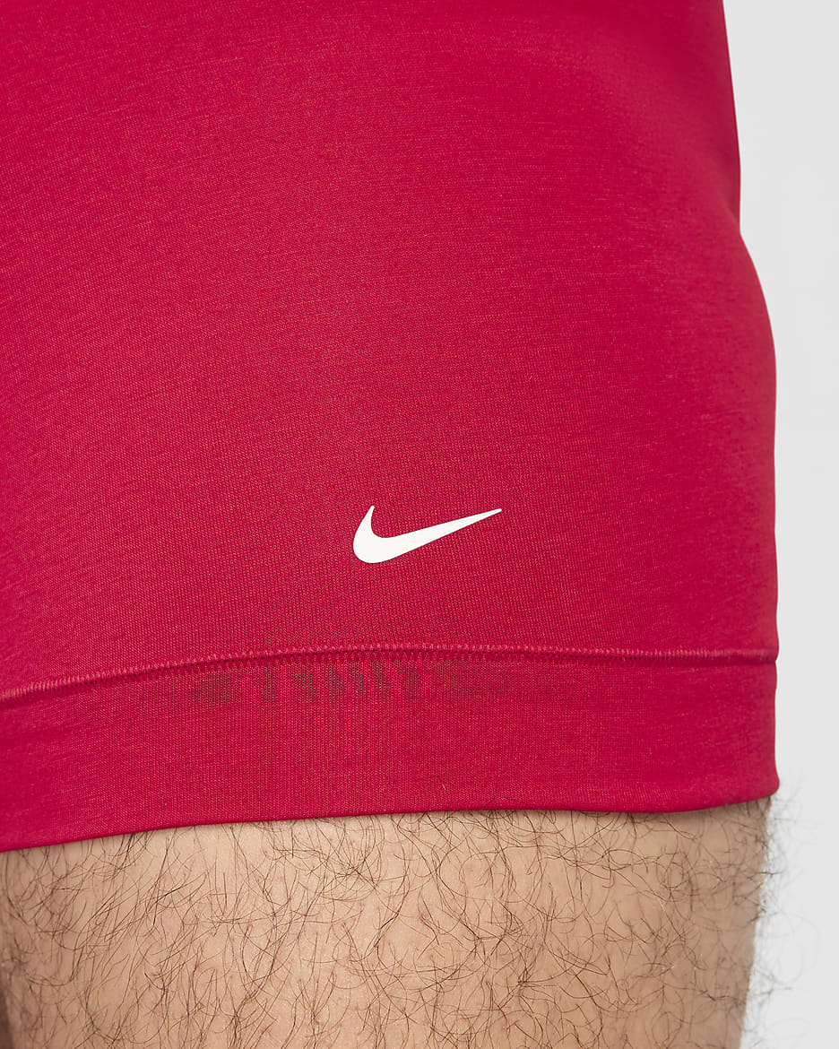 Ropa interior para hombre (paquete de tres) Nike Dri-FIT Ultra Comfort - Carmesí