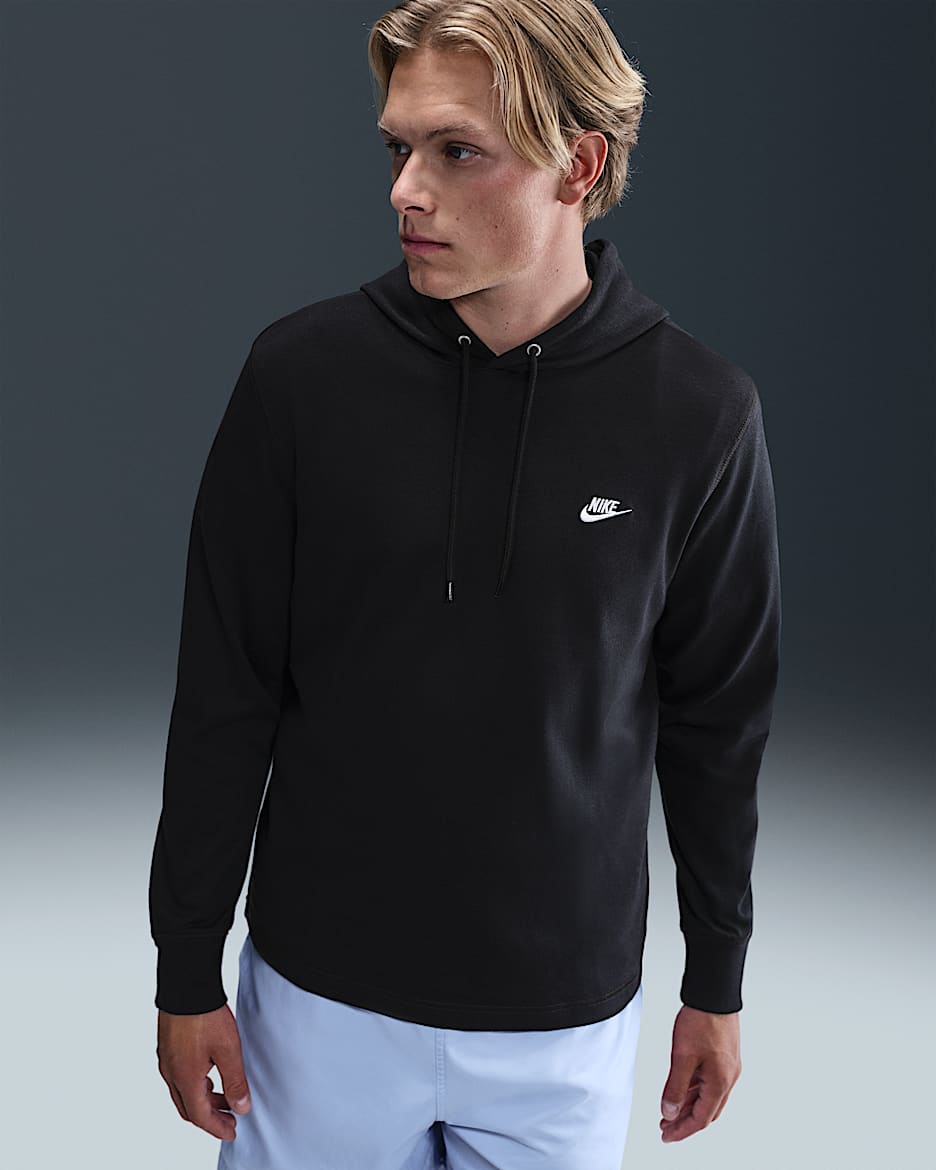 Nike Sportswear Club Dessuadora amb caputxa de teixit Knit - Home - Negre/Negre/Blanc