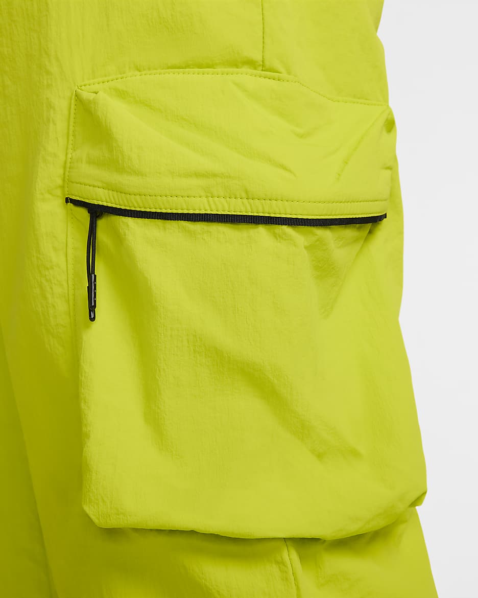 Nike Tech Pantalón cargo de tejido Woven - Hombre - Bright Cactus/Negro