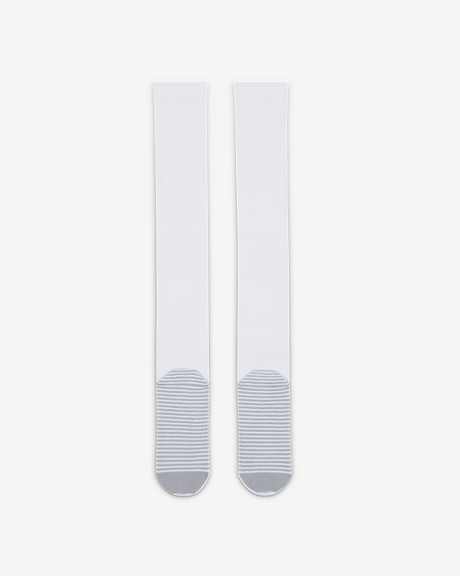 Chaussettes de football montantes Nike Dri-FIT Strike - Blanc/Noir