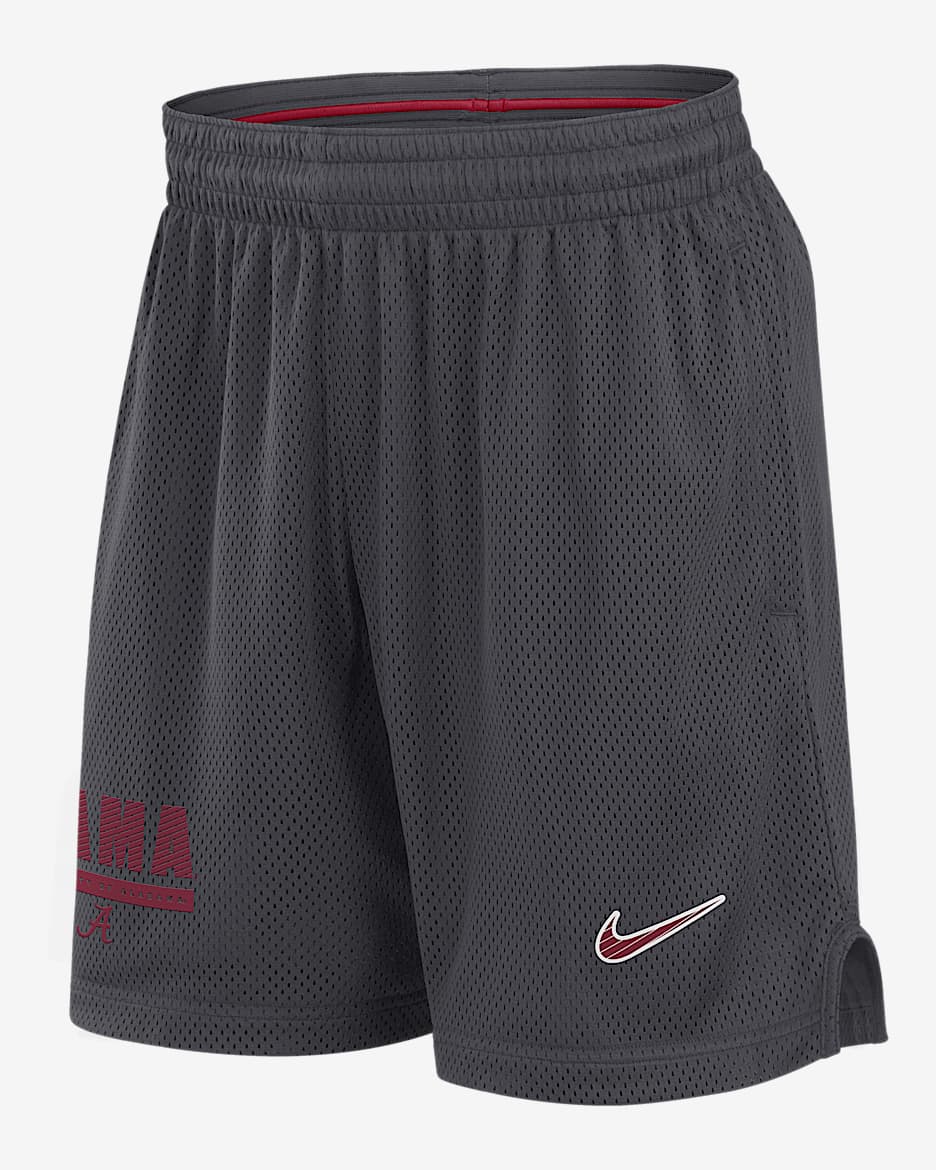 Shorts universitarios Nike Dri-FIT para hombre Alabama Sideline - Antracita