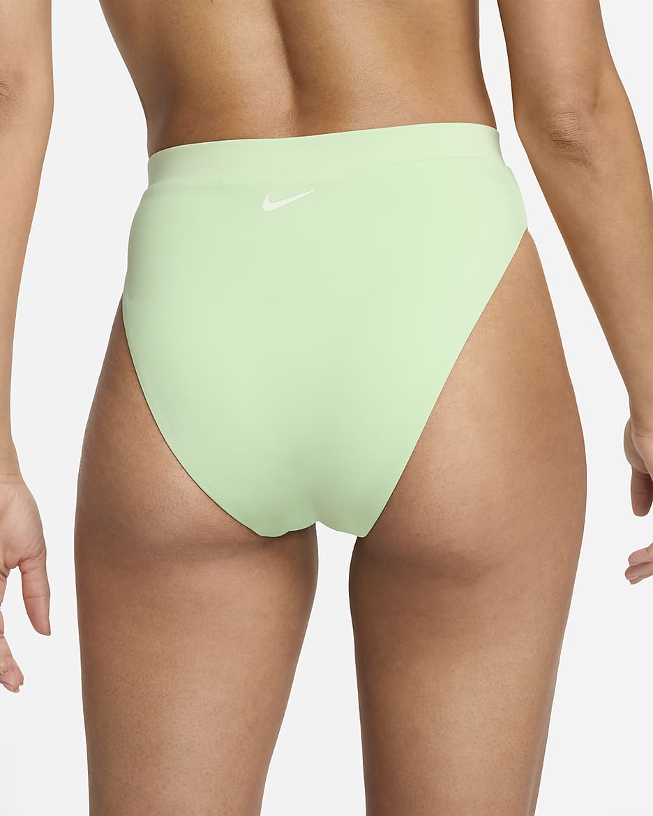 Prenda para la parte inferior de natación de cintura alta para mujer Nike Essential - Verde vapor