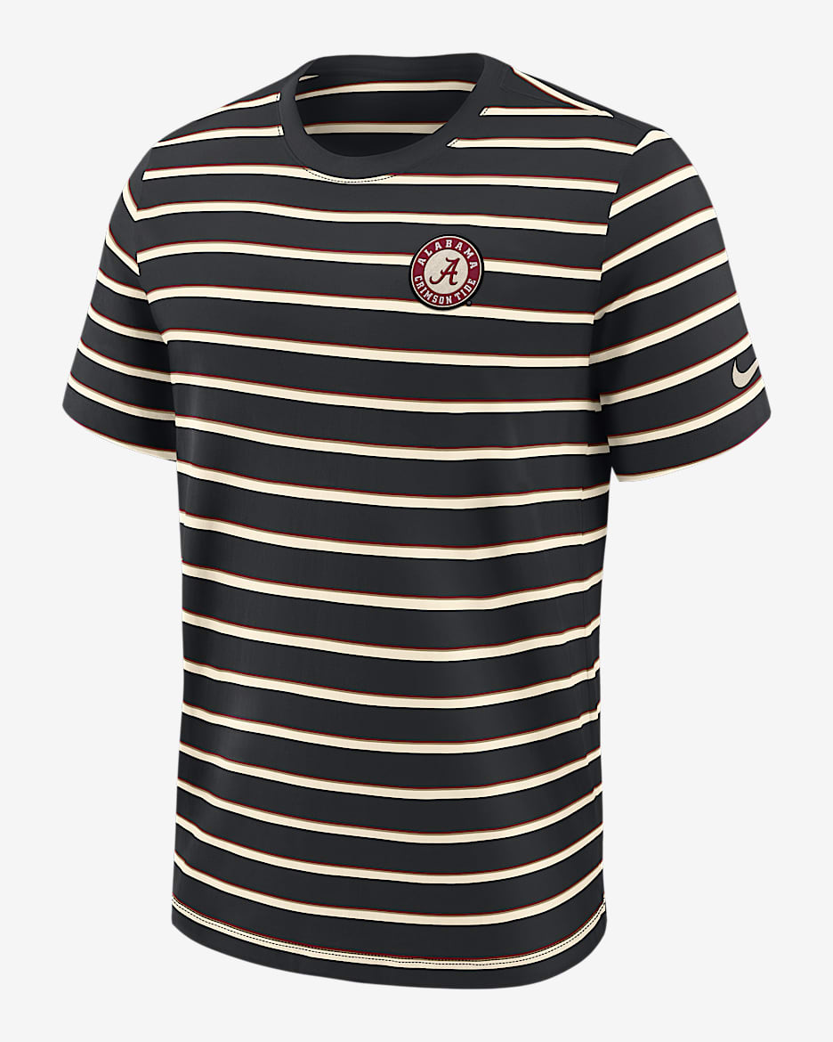 Alabama Athletic Prep Legacy Summit Stripe Men's Nike College T-Shirt - Black
