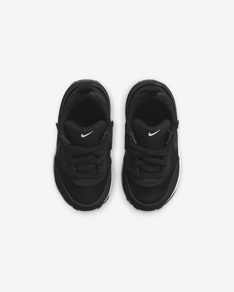 Nike Waffle One Baby/Toddler Shoes - Black/White/Orange/Black