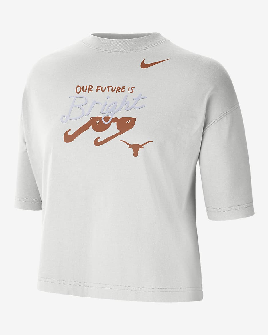 Texas Women's Nike College T-Shirt - Photon Dust