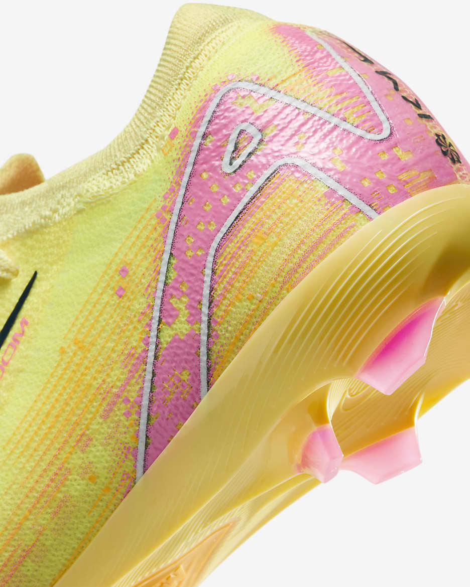 Fotbollssko för gräs Nike Jr. Mercurial Vapor 16 Pro "Kylian Mbappé" med lågt skaft för ungdom - Light Laser Orange/Armory Navy