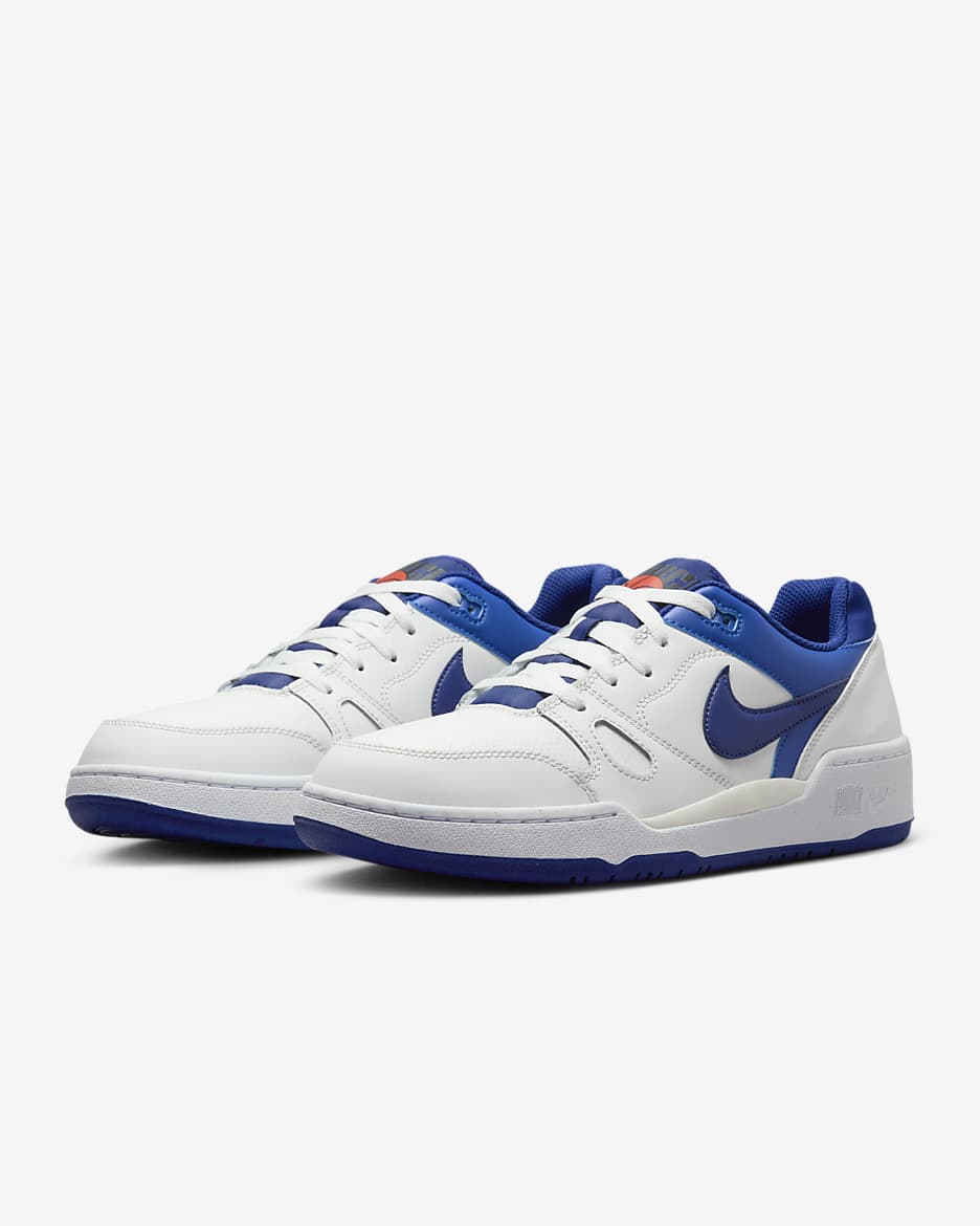 รองเท้าผู้ชาย Nike Full Force Low - Summit White/Racer Blue/Summit White/Deep Royal Blue