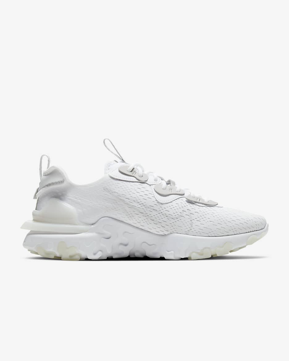 Sapatilhas Nike React Vision para homem - Branco/Branco/Cinzento Smoke claro/Cinzento Smoke claro