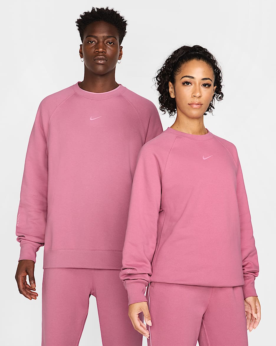 Haut CS en Fleece NOCTA pour homme - Desert Berry/Elemental Pink