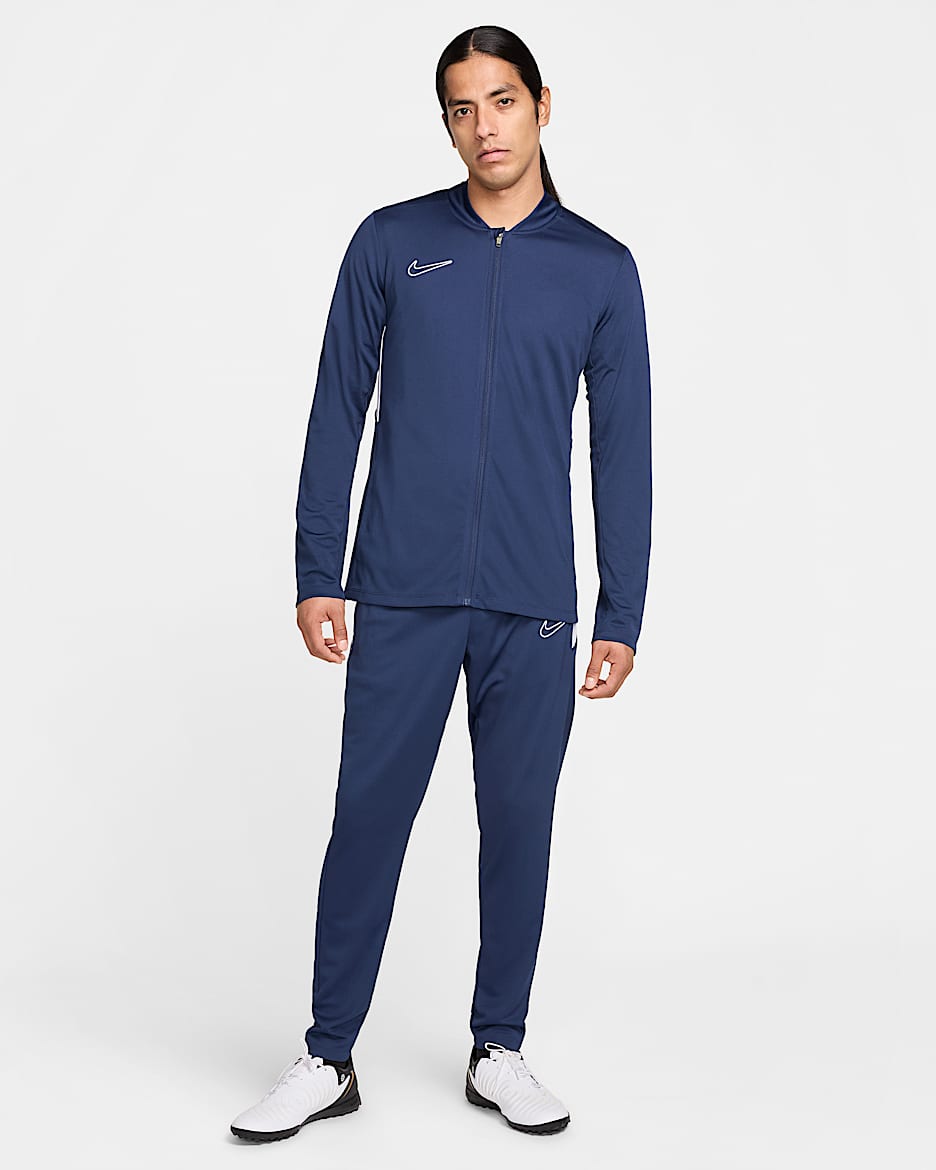 Nike Academy Dri-FIT-Fußball-Trainingsanzug für Herren - Midnight Navy/Weiß/Weiß