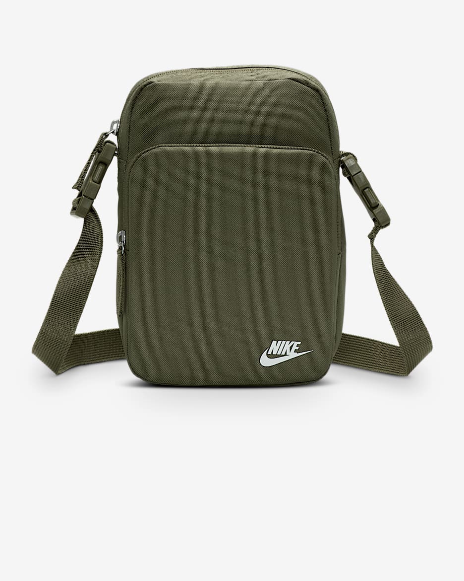 Bolsa bandolera Nike Heritage (4 L) - Oliva medio/Oliva medio/Blanco cumbre