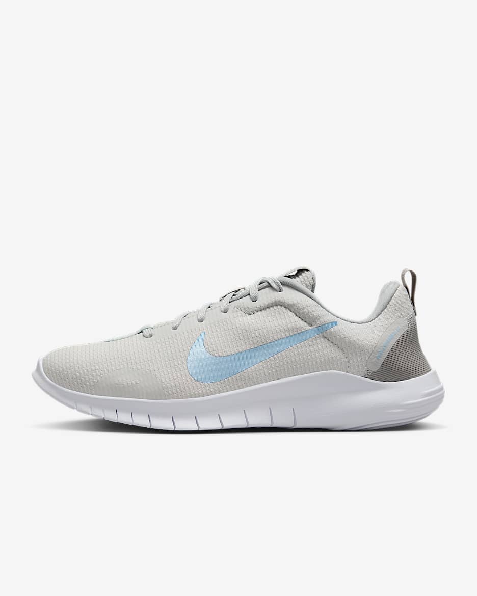 Nike Flex Experience Run 12 Women's Road Running Shoes - Photon Dust/Light Smoke Grey/White/Psychic Blue