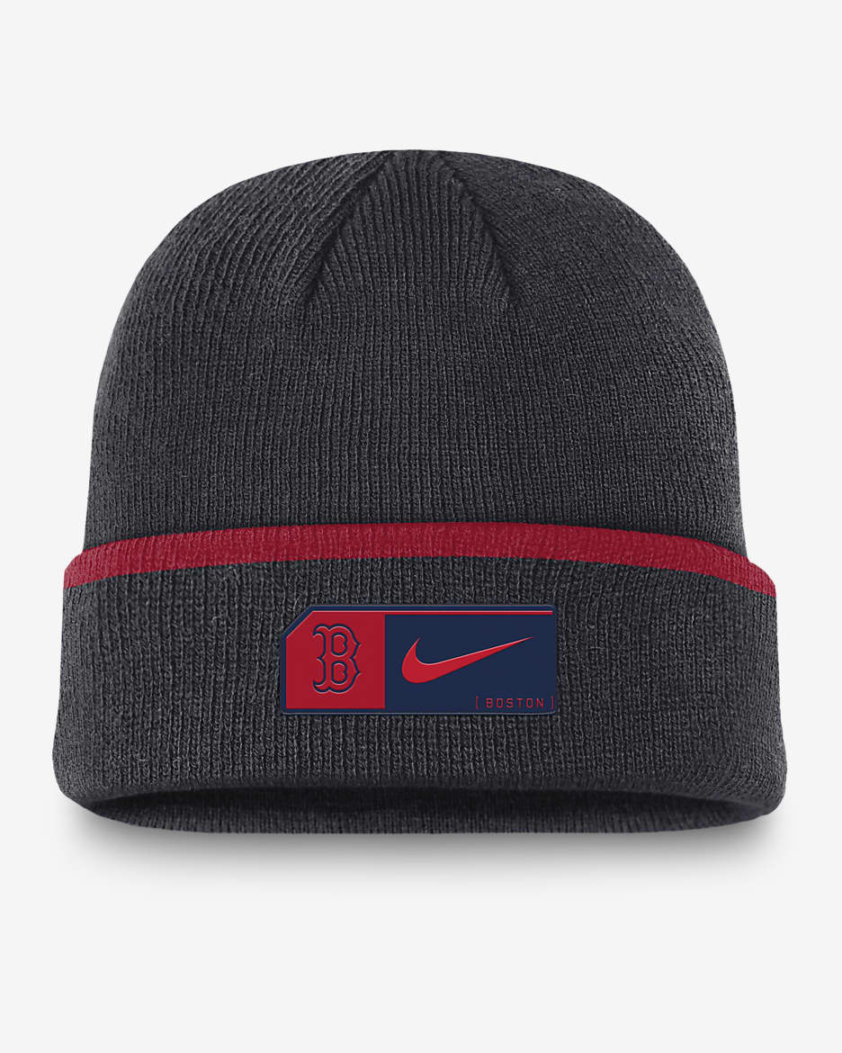 Boston Red Sox Terra Men's Nike MLB Cuffed Beanie - Navy