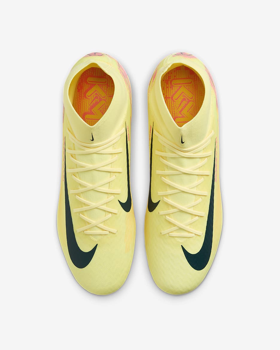 Scarpa da calcio a taglio alto MG Nike Mercurial Superfly 10 Academy "Kylian Mbappé" - Light Laser Orange/Armory Navy