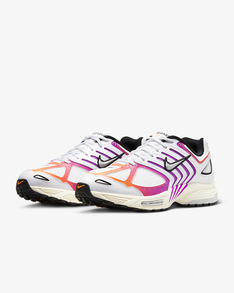 Chaussure Nike Air Pegasus 2005 pour homme - Blanc/Total Orange/Hyper Violet/Chrome