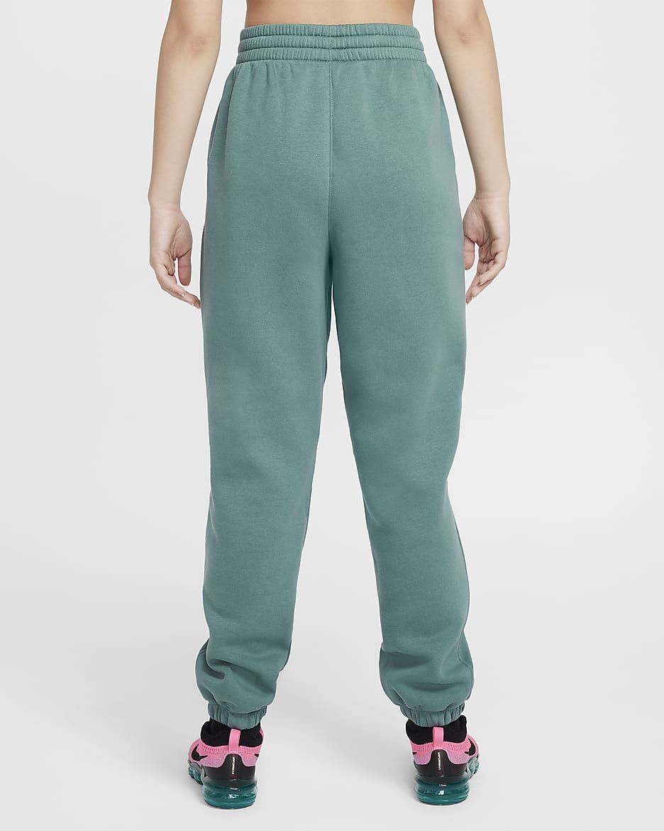 Nike Sportswear Club Fleece lockere Hose (ältere Kinder) - Bicoastal/Bicoastal/Weiß