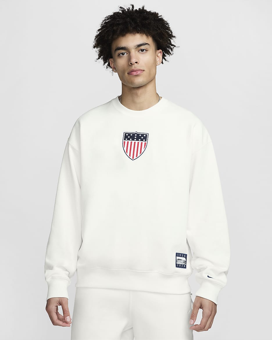 Nike club swoosh crew sweatshirt online