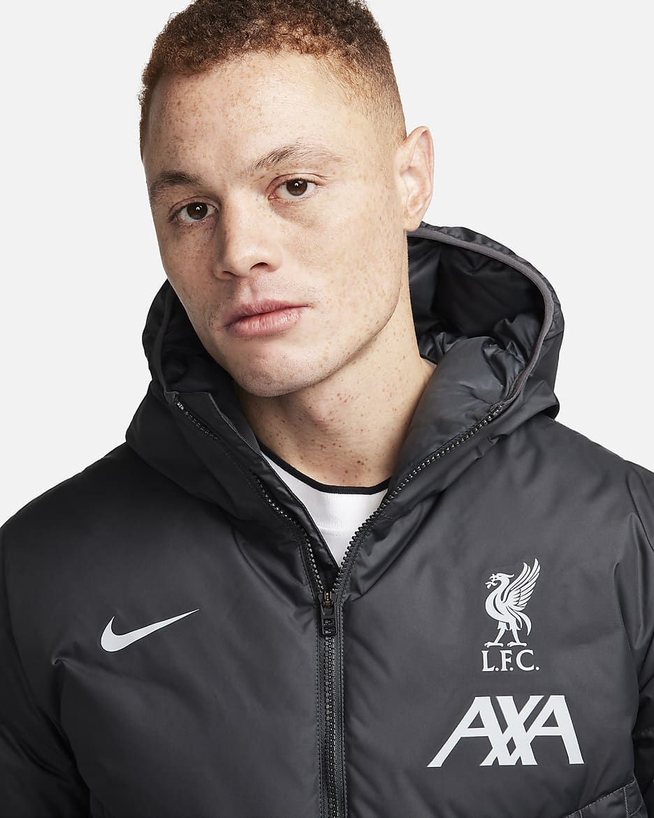 Liverpool FC Strike Men's Nike StormFIT Soccer Jacket.