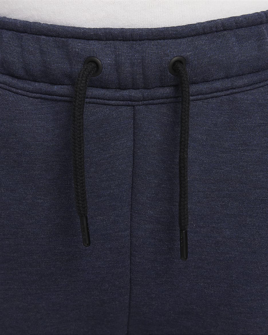 Nike Sportswear Tech Fleece Genç Çocuk (Erkek) Eşofman Altı - Obsidian Heather/Siyah/Siyah