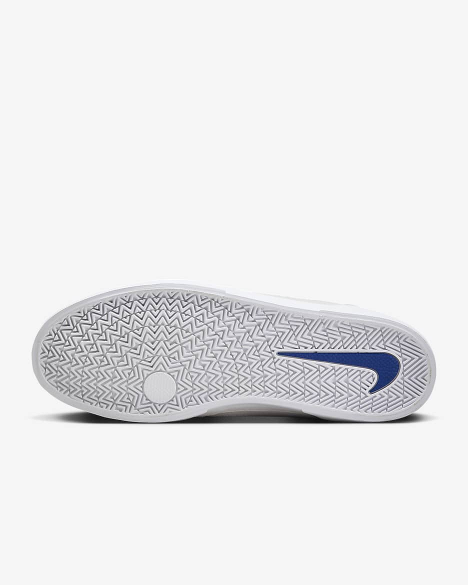 Nike SB Malor Men's Shoes - White/Platinum Tint/White/Deep Royal Blue