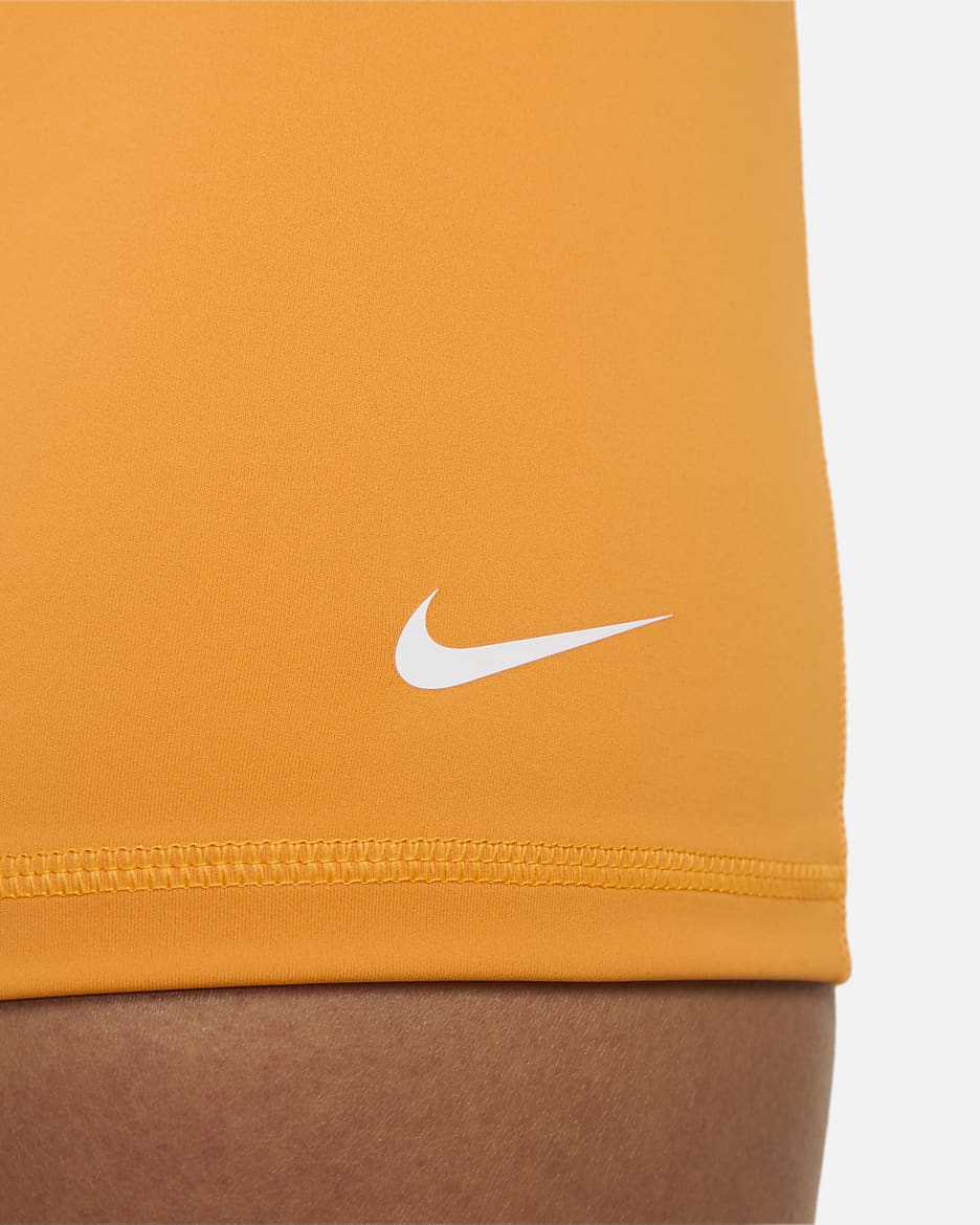 Nike Pro Women's 3" Shorts - Vivid Orange/White