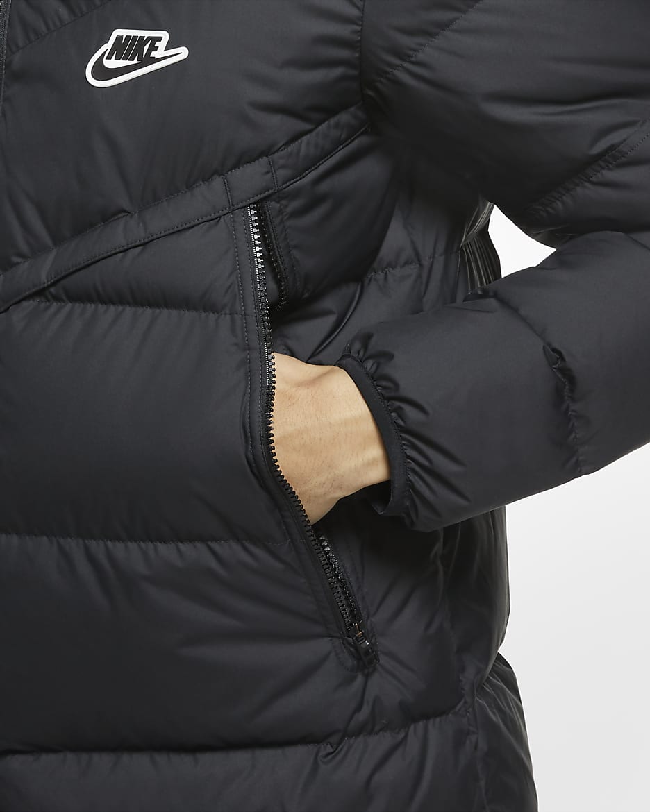 nike down fill windrunner shield parka