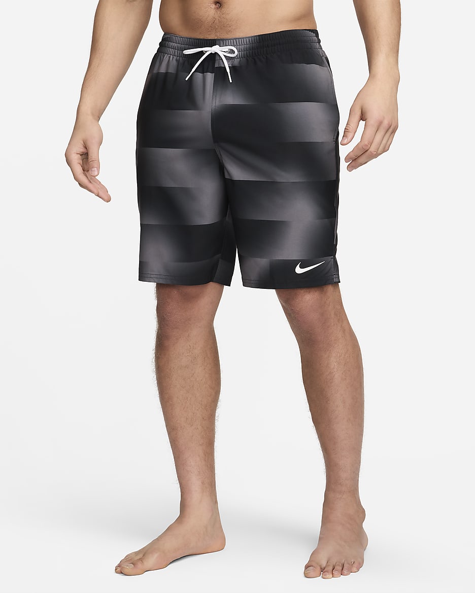 Shorts de vóleibol de 23 cm para hombre - Negro