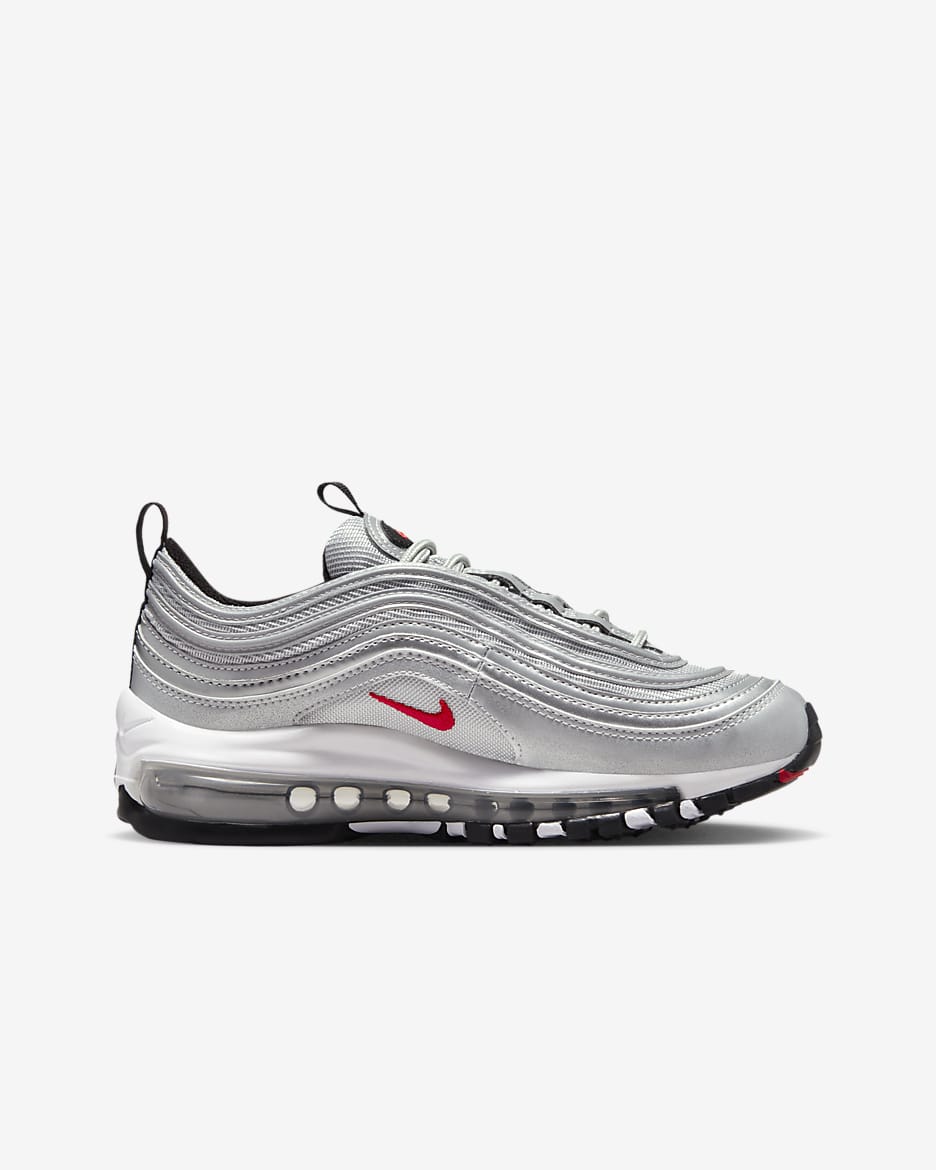 Metallic Silver Nike Vapormax Varsity Red NIKE AIR VAPORMAX 97