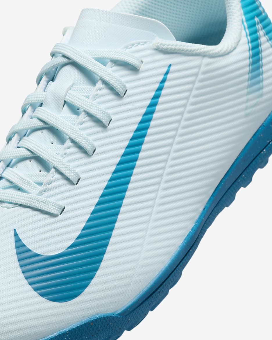 Nike Jr. Mercurial Vapor 16 Club Younger/Older Kids' TF Low-Top Football Shoes - Glacier Blue/Blue Orbit