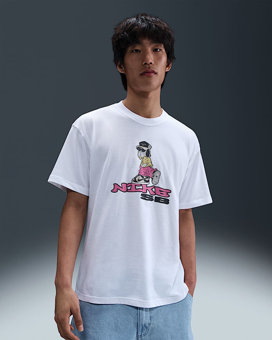 ナイキ SB マックス90 スケートボード Tシャツ - ホワイト